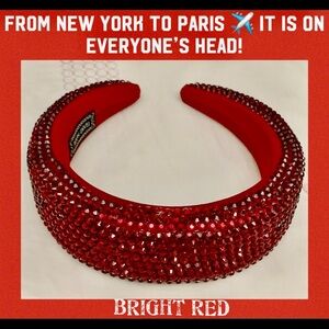 Super Elegant Red Headband to Enhance your Casual or Night Our Hair look